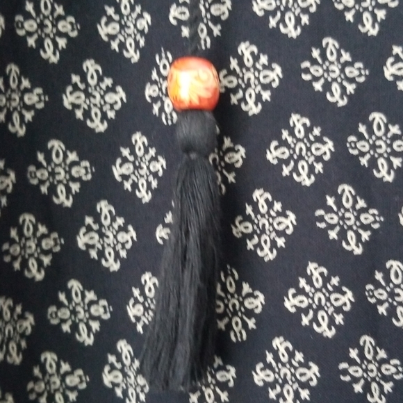 Lucky Brand lightweight boho beaded tunic XS - Picture 4 of 5